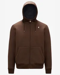 K-Way QUENTIN ORSETTO FLEECE - Fleece - Giacca BROWN BLACK 