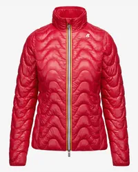 K-Way VIOLETTE QUILTED WARM - Jackets - Corta - Donna - RED BERRY 