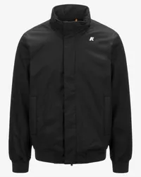 K-Way AMAURY TWILL MARMOTTA - Jackets - Corta BLACK P-BLUE A 