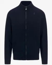 K-Way FINNY LAMBSWOOL - Knitwear - Pull  Over BLUE DEPTH 