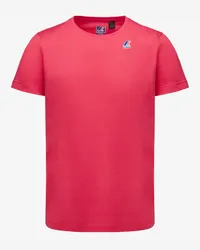 K-Way LE VRAI EDOUARD - T-ShirtsTop - T-Shirt RED BERRY 