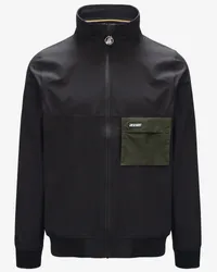 K-Way MIXMAKE LOITTE FZ - Fleece - Maglia BLACK PURE-BLACK TORBA 