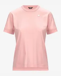 K-Way EMEL JERSEY - T-ShirtsTop - T-Shirt - Donna - PINK ASH 