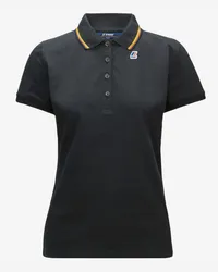 K-Way ALI STRETCH - Polo Shirts - Polo - Donna - BLACK PURE 