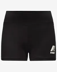 K-Way LIV SHORT - Shorts - Pantaloncini sportivi - Donna - BLACK PURE 