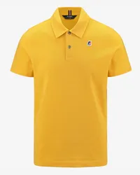 K-Way GREGOIRE TAPE - Polo Shirts - Polo YELLOW SOLAR 