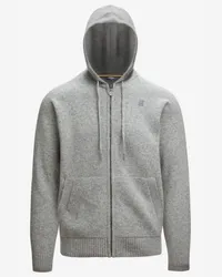 K-Way MARCY LAMBSWOOL - Knitwear - Giacca Grey Md Steel 