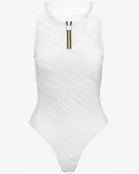 K-Way ENTY - Bathing Suits - Costume da bagno intero - Donna - WHITE 