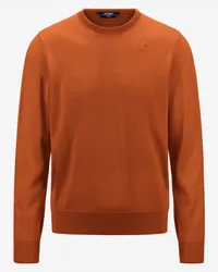 K-Way SEBASTIEN MERINO - Knitwear - Pull  Over ORANGE PUMPKIN 