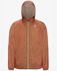 K-Way LE VRAI 3.0 CLAUDE GRAPHIC - Jackets - Medio TWILL ORANGE 