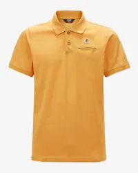 K-Way BRIAC STRETCH - Polo Shirts - Polo Yellow Lt Jurassic 