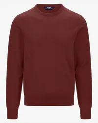 K-Way SEBASTIEN COTTON PS - KNITWEAR - Pull  Over BROWN FIERY 