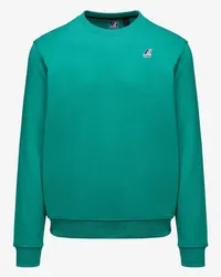 K-Way LE VRAI AUGUSTE POLY COTTON - Fleece - Maglia GREEN 