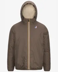 K-Way LE VRAI 3.0 CLAUDE ORSETTO - Jackets - Medio BROWN GREENISH 