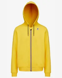 K-Way LE VRAI ARNEL POLY COTTON - Fleece - Giacca YELLOW DK 