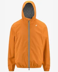 K-Way JACK STRETCH DOT - Jackets - Corta ORANGE MD 