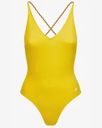 K-Way CROSEL - Bathing Suits - Costume da bagno intero - Donna - YELLOW SUNSTRUCK 