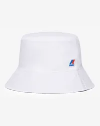 K-Way PASCALLE PLUS REVERSIBLE - Headwear - Cappello WHITE-BLUE DEPTH 