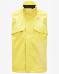 K-Way HARISEL BONDED RIPSTOP JERSEY - Jackets - Gilet YELLOW SUNSTRUCK 