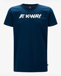 K-Way ERIC - T-ShirtsTop - T-Shirt Blue Ottanio 