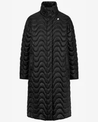 K-Way SONJA QUILTED WARM - Jackets - Lungo - Donna - BLACK PURE 