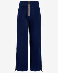 K-Way BAGGY PLISSE - Pants - Pantaloni sportivi - Donna - BLUE MD COBALT 