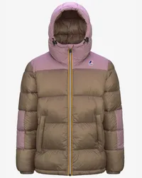 K-Way LE VRAI 3.0 CLAUDE HEAVY WARM - Jackets - Medio BEIGE TAUPE-VIOLET DUSTY 