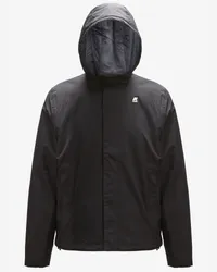 K-Way JACK RIPSTOP MARMOTTA - Jackets - Corta BLACK PURE-BLUE DEPTH 