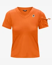 K-Way PACHOUR - T-ShirtsTop - T-Shirt - Donna - ORANGE COPPER 