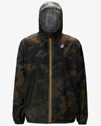 K-Way LE VRAI 3.0 CLAUDE GRAPHIC - Jackets - Medio Dark Camouflage 