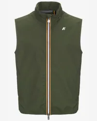 K-Way VALEN STRETCH DOT - Jackets - Gilet GREEN CYPRESS 