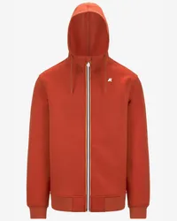 K-Way RAINER SPACER - Fleece - Giacca RED POMPEIAN 