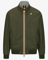 K-Way ARSENE PLUS.2 REVERSIBLE - Jackets - Corta GREEN C-BEIGE L 