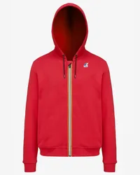 K-Way LE VRAI ARNEL POLY COTTON - Fleece - Giacca RED BERRY 