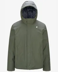 K-Way JACK RIPSTOP MARMOTTA - Jackets - Corta GREEN B-BLUE A 