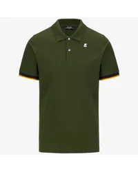 K-Way VINCENT - Polo Shirts - Polo GREEN PALM 