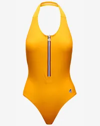 K-Way Sylvie Beach - Bathing Suits - Costume da bagno intero - Donna - Orange Saffron 