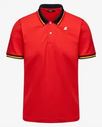 K-Way VINCE - Polo Shirts - Polo RED 