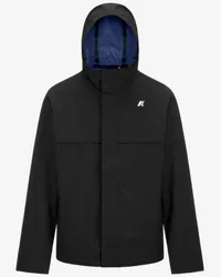 K-Way ARNAUD ECO SD CONTRAST - Jackets - Corta BLACK P-BLUE F 