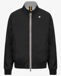 K-Way ARSENE PLUS.2 REVERSIBLE - Jackets - Corta BLACK-GREY A 