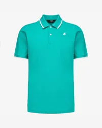 K-Way KAI - Polo Shirts - Polo GREEN MARINE 