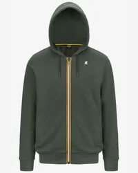 K-Way ANTHONY - Fleece - Giacca GREEN BLACKISH 