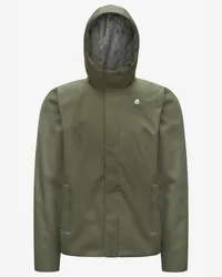 K-Way JACK RIPSTOP MARMOTTA - Jackets - Corta GREEN BLACKISH-BLUE DEPTH 