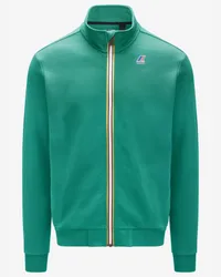 K-Way AUGUR POLY COTTON - Fleece - Giacca GREEN 