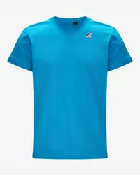 K-Way LE VRAI EDOUARD - T-ShirtsTop - T-Shirt TURQUOISE DK 