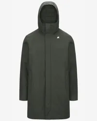 K-Way THOMAS WARM OTTOMAN - Jackets - Lungo GREEN BLACKISH 