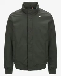 K-Way AMAURY TWILL MARMOTTA - Jackets - Corta GREEN B-BLUE A 