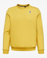 K-Way LE VRAI AUGUSTE HV POLY CO - Fleece - Maglia YELLOW ZAFFERANO 