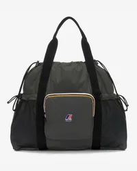 K-Way LE VRAI 3.0 JEANETTE - Bags - Tote Bag GREEN BLACKISH 