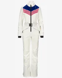 K-Way LECHERE ICONIC LOGO - Sport Suits - Coverall Suit - Donna - WHITE G-RED-BLUE R 